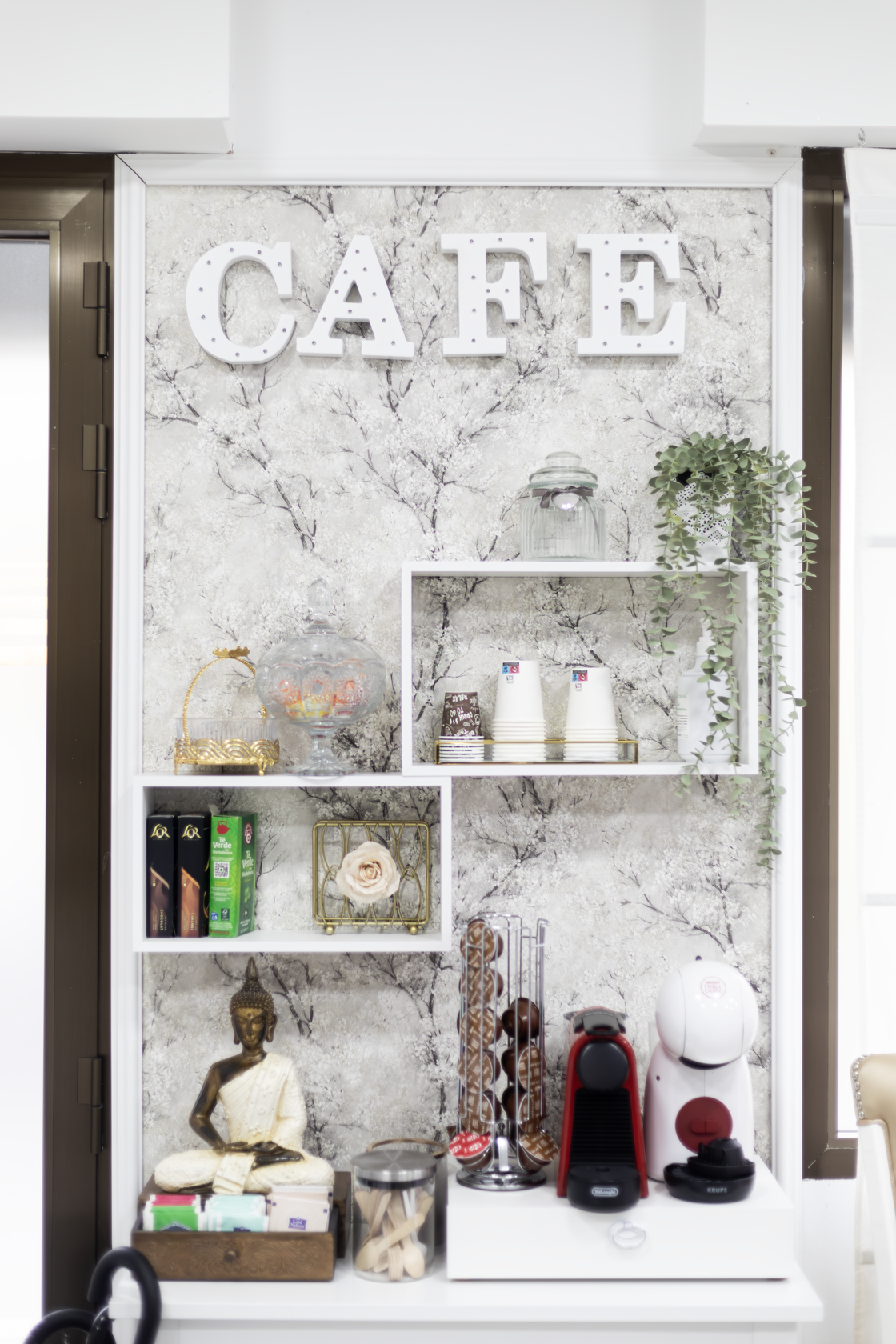 Rincón café con máquina Nespresso